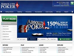 Absolute Poker разработал высококачественный покер-рум, отличающийся прекрасной организацией и поддержкой